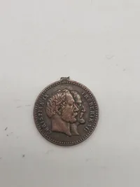 Original 1864 medalje, samt miniature dobbelt medalje