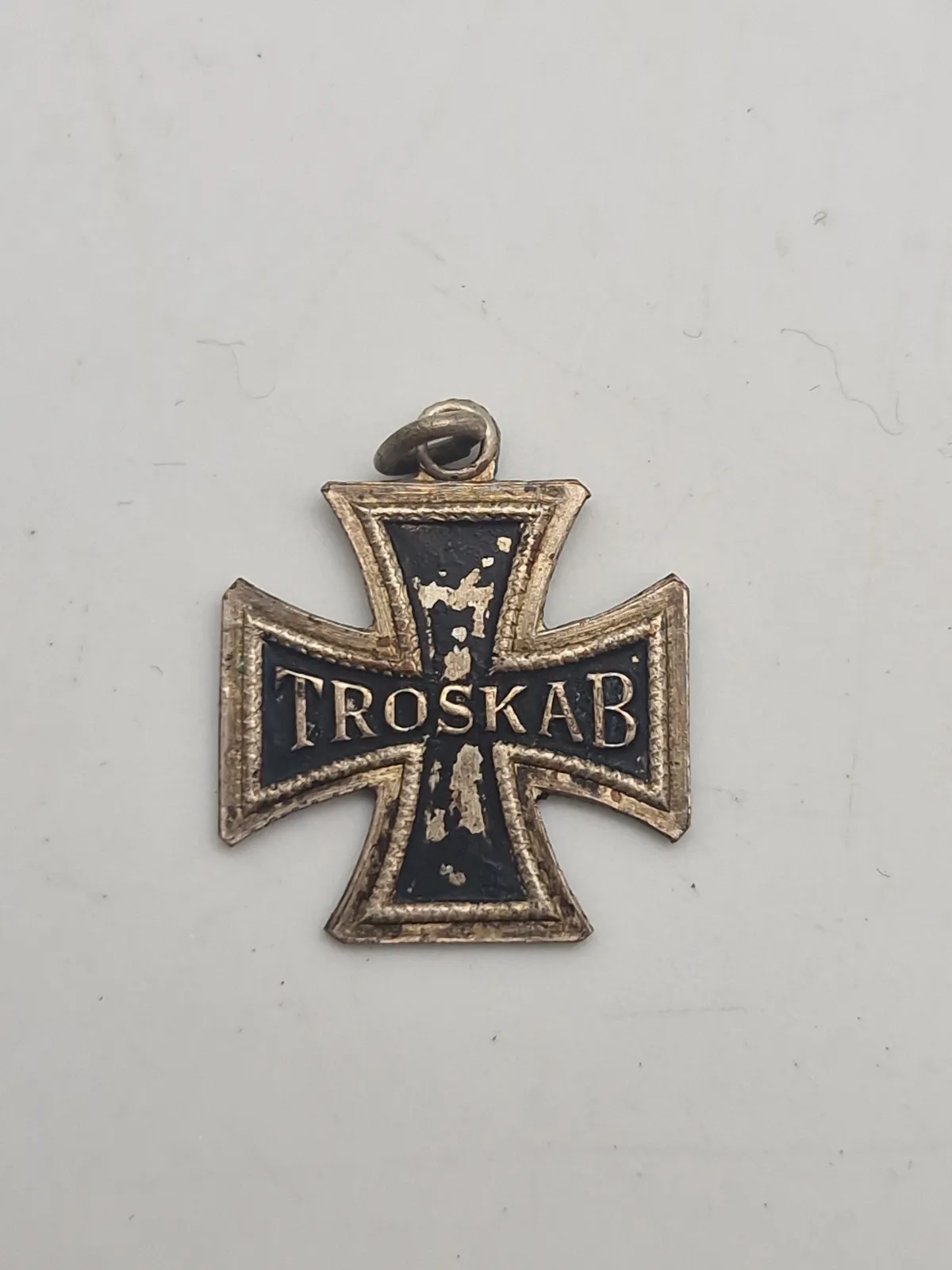 Originalt troskabs vedhæng fra Frikorps Danmark veteran forening 
( Frontkæmperne )