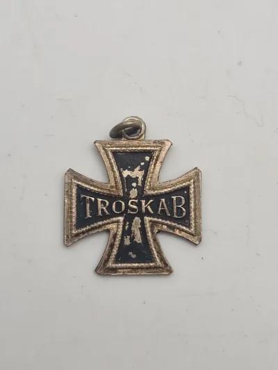Originalt troskabs vedhæng fra Frikorps Danmark veteran forening 
( Frontkæmperne )