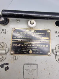 Originalt multimeter fra det amerikanske forsvar