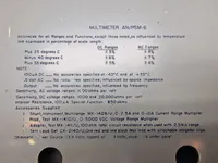 Originalt multimeter fra det amerikanske forsvar