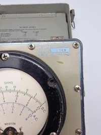 Originalt multimeter fra det amerikanske forsvar