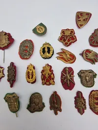 Samling danske regiments mærker