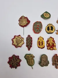 Samling danske regiments mærker
