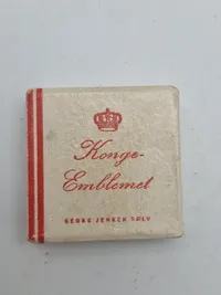 Originalt Georg Jensen kongemærke med æske (Herre)