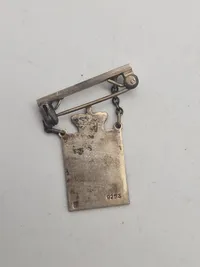 Originalt Georg Jensen kongemærke med æske (Dame)