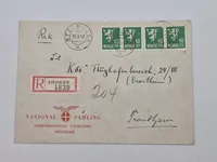 Sjældent originalt brev fra det norske NS (Nasional Samling)