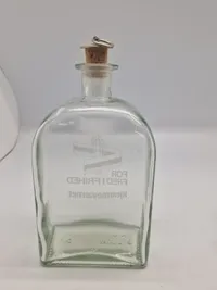 Original snapseflaske med glas - HJV