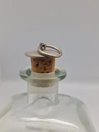Original snapseflaske med glas - HJV