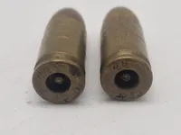 Originale 9 mm eksercerpatroner - PJJ stemplede (lavet under tysk kommando i Danmark)