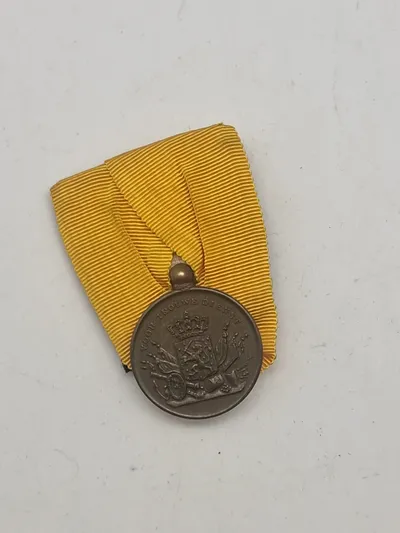 Original hollandsk Medaille voor Langdurige Trouwe Dienst in brons