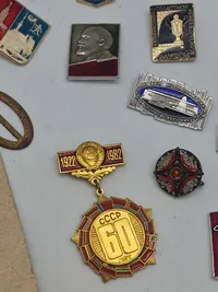 Samling diverse pins