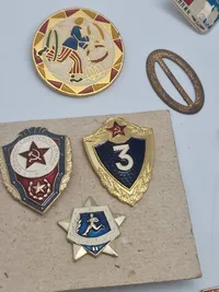 Samling diverse pins
