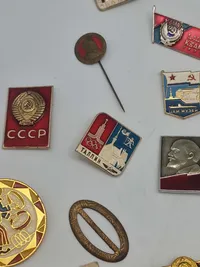 Samling diverse pins