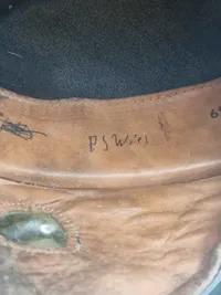 Original Bundeswehrhelm.
Krad Melder Helm