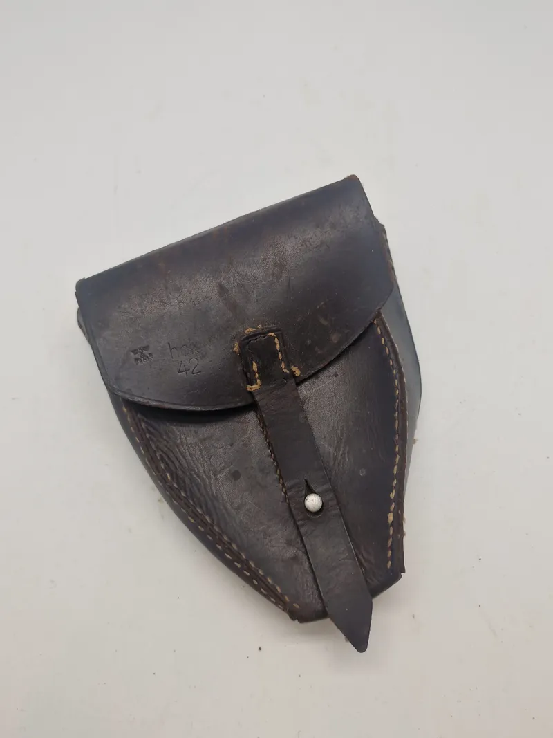 Original tysk ww2 taske til Zünderstellschlüssel der Wehrmacht - super stemplet