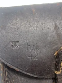 Original tysk ww2 taske til Zünderstellschlüssel der Wehrmacht - super stemplet