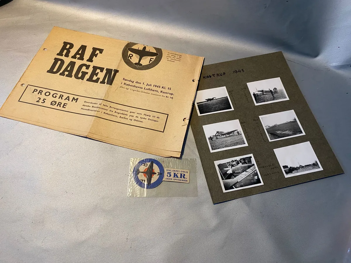Originalt Royal Air Force lot - fra opvisning i Kastrup
