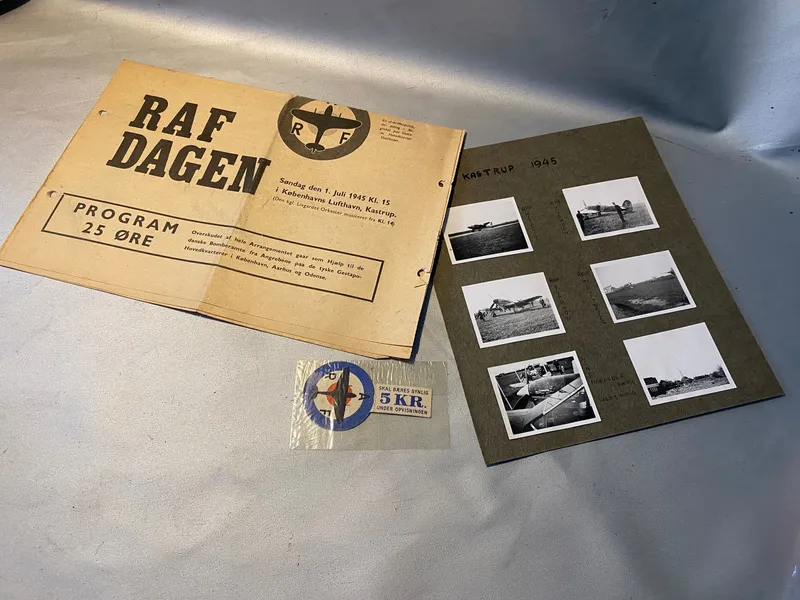 Originalt Royal Air Force lot - fra opvisning i Kastrup