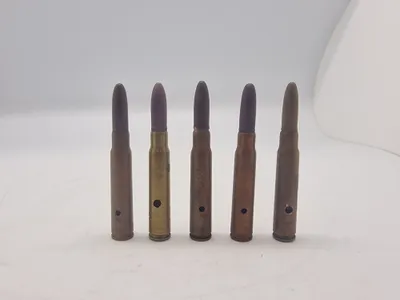 Originale deaktiverede løse patroner for K98 riffel