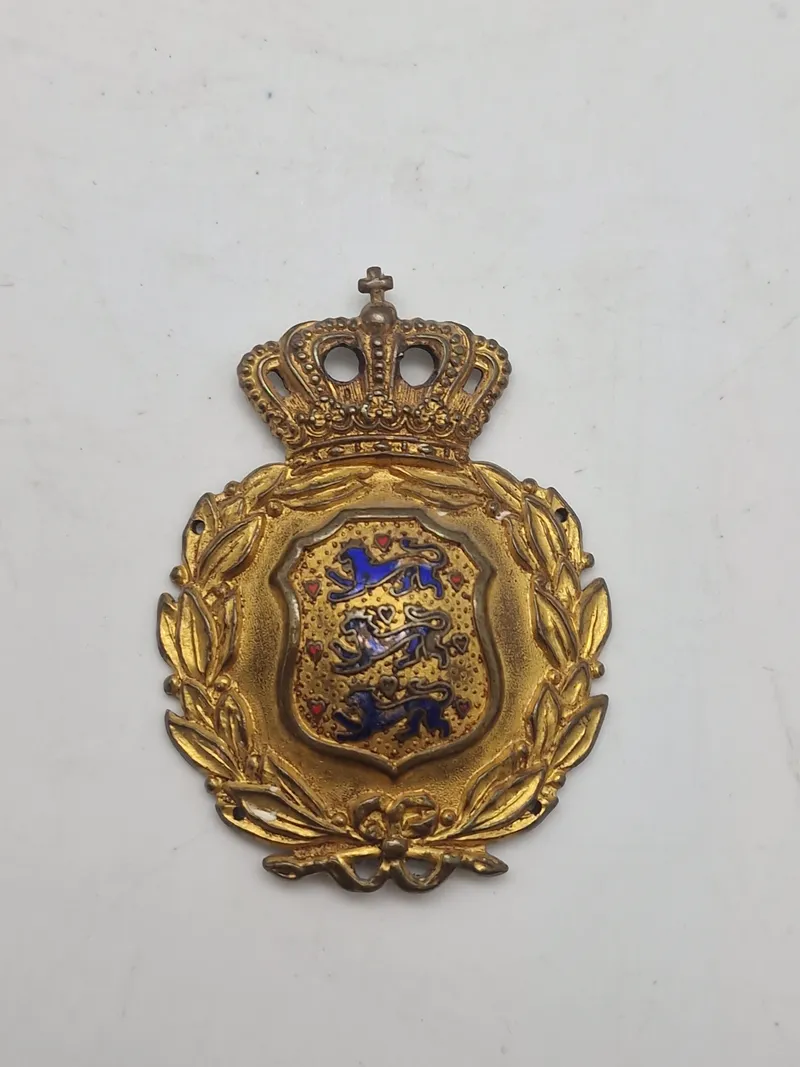 Originalt skjold fra den danske brigade, ww2