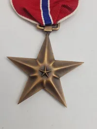 Original Bronce star fra ww2 (Slotbrush) med diverse