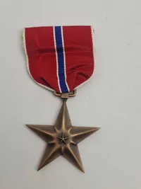 Original Bronce star fra ww2 (Slotbrush) med diverse