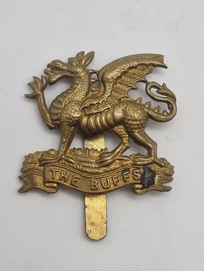 Originalt baretmærke - The Buffs WW2 Dansker regimentet