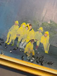 Olie maleri - ukendt kunstner, antageligt 1960’erne. 
Mål 55CX45 cm