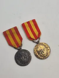 Originale medaljer fra redningskorpset, Sterlingsølv