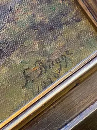 Dansk landskabsmaleri - Frida Bugge  (1874-1964) 
Mål 62X46 cm