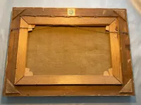 Dansk landskabsmaleri - Frida Bugge  (1874-1964) 
Mål 62X46 cm