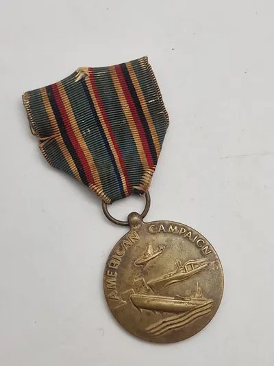 Original American Campaign Medal - Den blev oprettet den 6. november 1942 af præsident Franklin D. Roosevelt.
