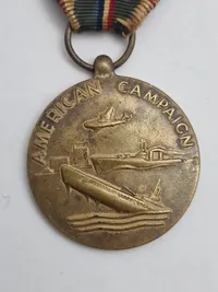 Original American Campaign Medal - Den blev oprettet den 6. november 1942 af præsident Franklin D. Roosevelt.