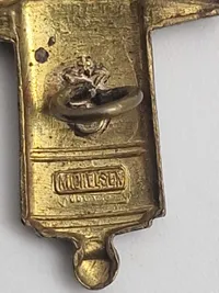 Originalt baretmærke - Kongens Artilleriregiment (med den store kanon)