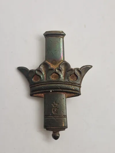 Originalt baretmærke - Kongens Artilleriregiment (med den store kanon)