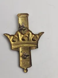Originalt baretmærke - Kongens Artilleriregiment (med den store kanon)