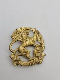 To baretmærker fra Jydske Brigade (gamle pudsemærker)