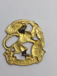To baretmærker fra Jydske Brigade (gamle pudsemærker)