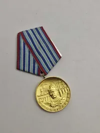 Original Bulgarsk medalje for 10 års service