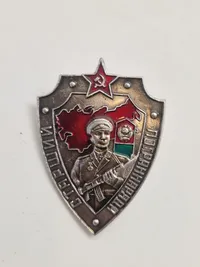 Samling russiske badges