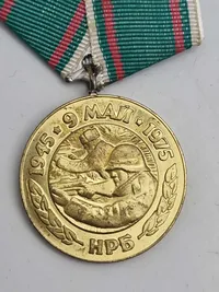 Original russisk medalje for 30 året for befrielsen fra Tyskland