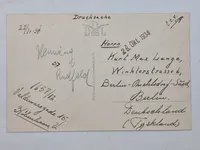 Originalt postkort med motiv fra Kastrup lufthavn 1934