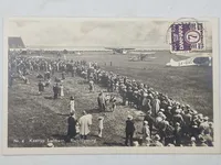 Originalt postkort med motiv fra Kastrup lufthavn 1934
