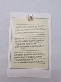 Original Royal Copenhagen samleplatte fra serien "Den Kære Familie".