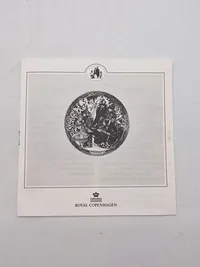 Original Royal Copenhagen samleplatte fra serien "Den Kære Familie".
