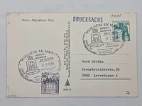 Originalt tysk olympiaden 1936  postkort