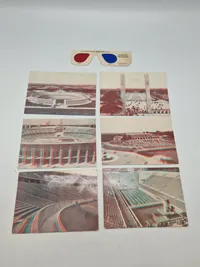 Sjældne tyske 3D billeder og briller - olympiaden 1936