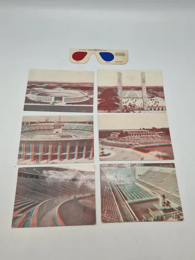 Sjældne tyske 3D billeder og briller - olympiaden 1936