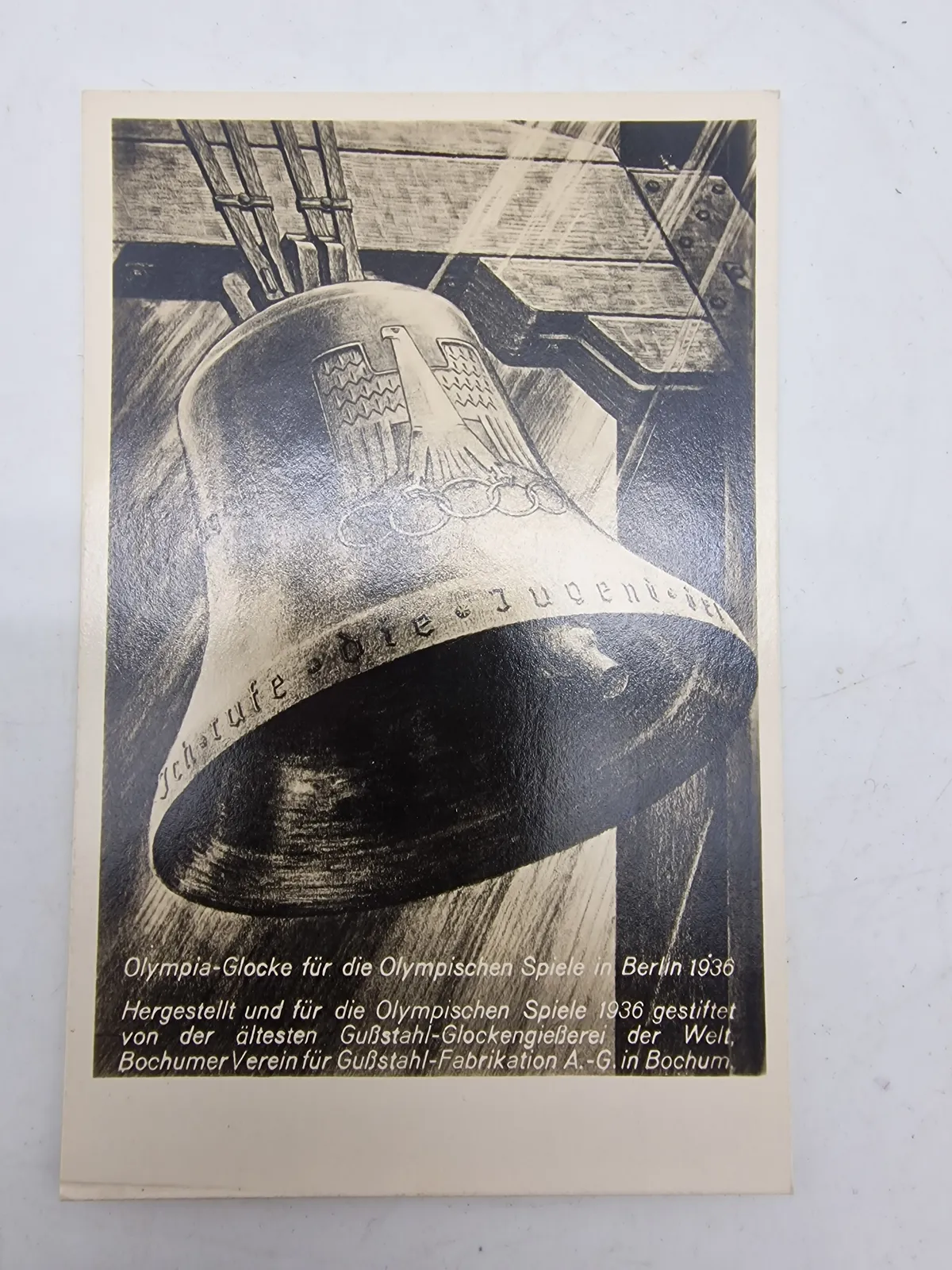 Originalt tysk  olympiaden 1936 postkort